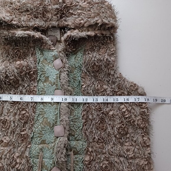 Lady Story 3D-Floral Hooded Vest - Picture 8 of 12